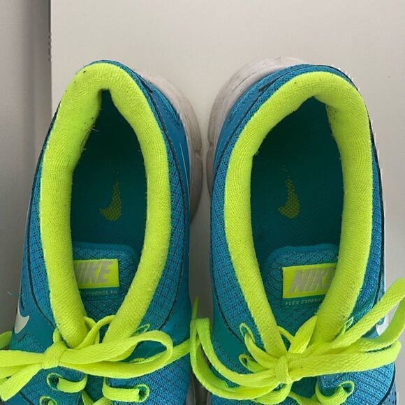 Nike Womens Flex Experience RN Running Shoes Size 7.5 Athletic Blue Sneakers - Picture 5 of 9